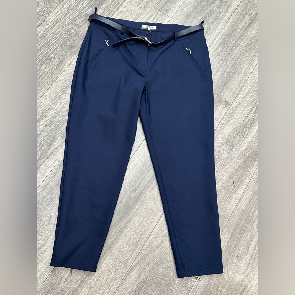 Blue slack pants